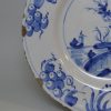 Delftfield, Glasgow delft plate, circa 1750