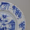 Delftfield, Glasgow delft plate, circa 1750