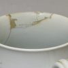 Worcester Porcelain bell shaped jug printed with flowers from the natural sprays group, circa 1775