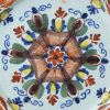 Small polychrome London Delft Anne Gomm style plate, circa 1750