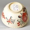 Creamware pottery tea bowl, circa 1770 possibly Cockpit Hill Pottery