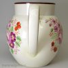Pearlware pottery jug 'John Blackburn' a carpenter, dated 1818, probably Don Pottery