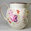 Pearlware pottery jug 'John Blackburn' a carpenter, dated 1818, probably Don Pottery