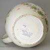Pearlware pottery jug 'John Blackburn' a carpenter, dated 1818, probably Don Pottery