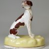 Pair of Staffordshire dismal hounds, circa 1840
