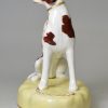 Pair of Staffordshire dismal hounds, circa 1840