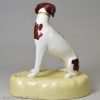 Pair of Staffordshire dismal hounds, circa 1840