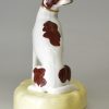 Pair of Staffordshire dismal hounds, circa 1840