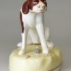Pair of Staffordshire dismal hounds, circa 1840
