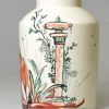 English creamware pottery tea canister decorated in the Netherlands, circa 1780