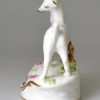 Staffordshire porcelain figure of a deer, circa 1840