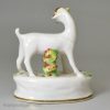 Staffordshire porcelain figure of a deer, circa 1840