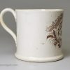 Pearlware pottery child's mug 'GEORGE', circa 1830