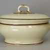 Creamware pottery sauce tureen, circa 1800