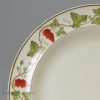Wedgwood creamware pottery plate with painted grapevine border made for James Powell & Sons, circa 1900