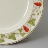Wedgwood creamware pottery plate with painted grapevine border made for James Powell & Sons, circa 1900