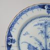 London delft plate decorated in blue, circa 1750