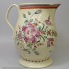 Large creamware pottery dated marriage jug, 1788