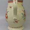 Large creamware pottery dated marriage jug, 1788