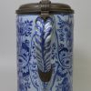 Large Dutch Delft tankard decorated with a biblical scene Hagar and Ishmael, circa 1750