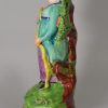 Staffordshire pearlware pottery bocage figure of the archer, circa 1820