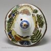 Pearlware pottery teapot decorated with Salopian type prints, circa 1820