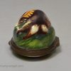 Rare Bilston enamel stag or reindeer bonbonniere, circa 1770