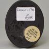 Small black basalt plaque of a Roman, circa 1790