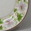Wedgwood pearlware pottery plate with hand painted border, circa 1820