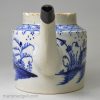 Pearlware pottery china glaze lidless teapot, circa 1800