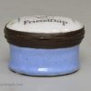 Bilston enamel patch box 'A Token of Friendship', circa 1780