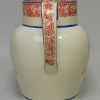 Pearlware pottery commemorative jug 'THE SPANISH PATRIOT COCKADE' , circa 1810