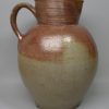 Large Fulham saltglaze stoneware jug, circa 1730-40