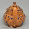 Chalcedony and lustre tea pot, circa 1830