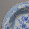 Liverpool delft soup plate, circa 1750