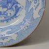 Liverpool delft soup plate, circa 1750