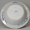Liverpool delft soup plate, circa 1750