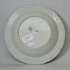 Dublin delft soup plate, circa 1760, sugar loaf mountain pattern
