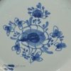 Small London delft pancake plate, circa 1740
