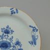 Small London delft pancake plate, circa 1740