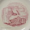 Child's pearlware pottery plate 'MY MOTHER', circa 1840