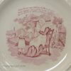 Child's pearlware pottery plate 'MY MOTHER', circa 1840