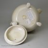 Staffordshire white saltglaze stoneware coffee pot, circa 1760