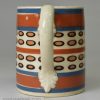 Mochaware mug with double dipped decoration, circa 1820