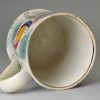 Commemorative pottery mug decorated with a print of Wesley and pea hens, circa 1839