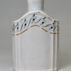 Pearlware pottery tea canister, circa 1790 marked Leeds Pottery