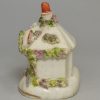 Staffordshire porcelain pastille burner, circa 1840