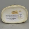 Staffordshire porcelain pastille burner, circa 1840