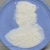 Wedgwood jasper ware disc of King Henry VI, circa 1800