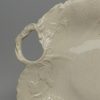 Leeds pearlware pottery leaf plate, circa 1880